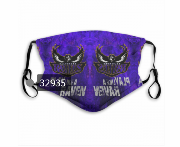 New 2021 NFL Baltimore Ravens 172 Dust mask with filter->nfl dust mask->Sports Accessory